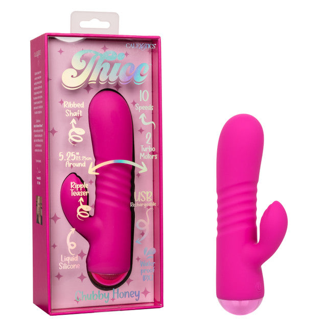 Thicc Chubby Honey – Rechargeable, Discreet, Intimate Wellness Accessory – Quiet, Rechargeable, Waterproof, Couples & Solo Use, Discreet Intimate Wellness Accessory