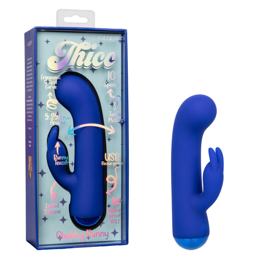 Thicc Chubby Bunny – Rechargeable, Discreet, Intimate Wellness Accessory – Quiet, Rechargeable, Waterproof, Couples & Solo Use, Discreet Intimate Wellness Accessory