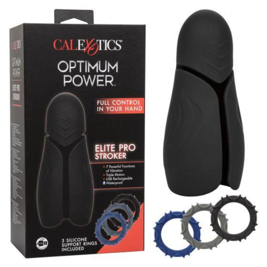Optimum Power Elite Pro Stroker * – Rechargeable, Discreet, Intimate Wellness Accessory – Quiet, Rechargeable, Waterproof, Couples & Solo Use, Discreet Intimate Wellness Accessory