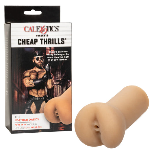 Cheap Thrills - The Leather Daddy – Rechargeable, Discreet, Intimate Wellness Accessory – Quiet, Rechargeable, Waterproof, Couples & Solo Use, Discreet Intimate Wellness Accessory