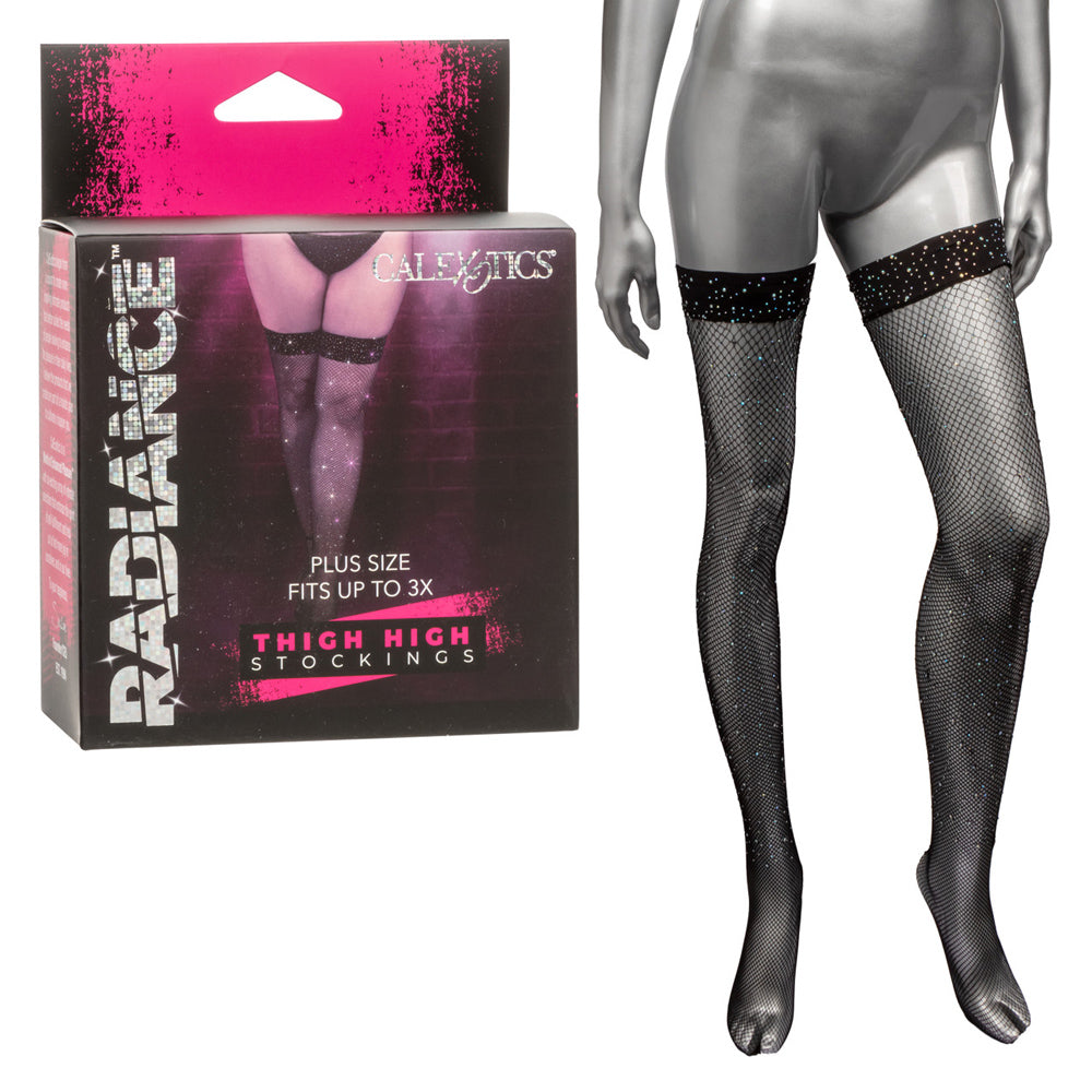 Radiance™ Thigh High Stockings - Plus * – Rechargeable, Discreet, Intimate Wellness Accessory – Quiet, Rechargeable, Waterproof, Couples & Solo Use, Discreet Intimate Wellness Accessory
