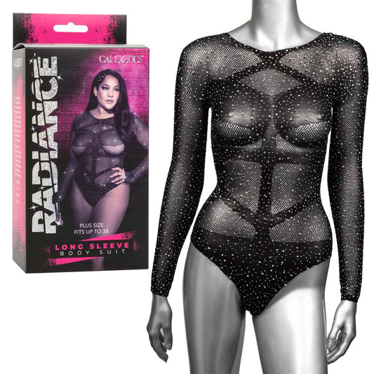 Radiance™ Long Sleeve Body Suit - Plus * – Rechargeable, Discreet, Intimate Wellness Accessory – Quiet, Rechargeable, Waterproof, Couples & Solo Use, Discreet Intimate Wellness Accessory