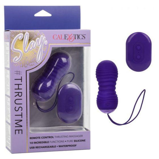 Slay #ThrustMe – Rechargeable, Discreet, Intimate Wellness Accessory – Quiet, Rechargeable, Waterproof, Couples & Solo Use, Discreet Intimate Wellness Accessory