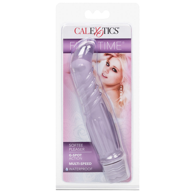 Softee Pleaser. This discreetly sized translucent vibe is made from safe and<br>strong ABS and features a transparent TPE removable sleeve. Multi-speed<br>vibrations create pleasurable tingles and lingering ecstasy whenever youÃ?re in<br>the mood for fun. The plushy soft and waterproof massager is powerful and easy<br>to use