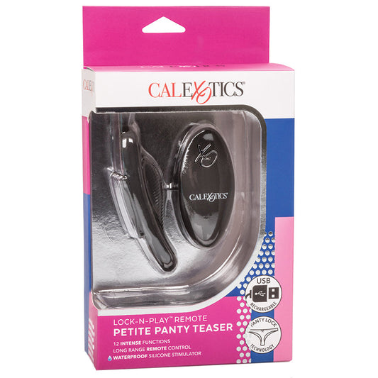 Remote Lock-N-Play Rechargeable Petite Panty Teaser 3.75.