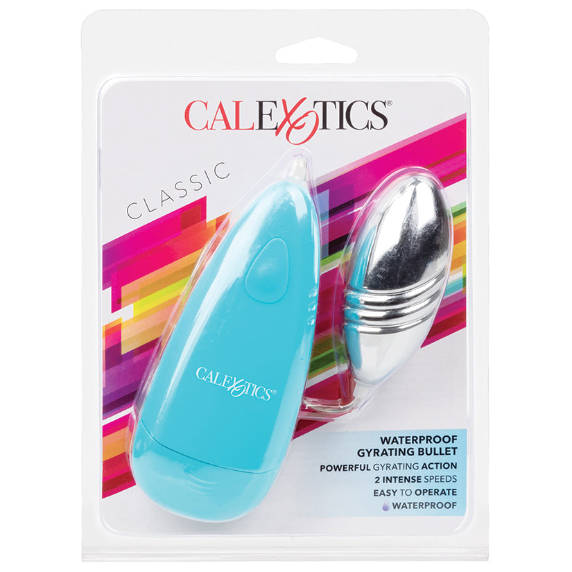 Classic Waterproof Gyrating Bullet-Blue.