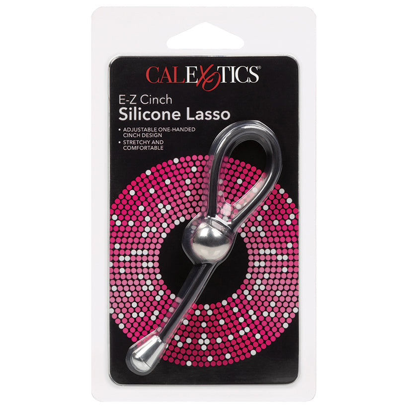 E-Z Cinch Silicone Lasso-Black.