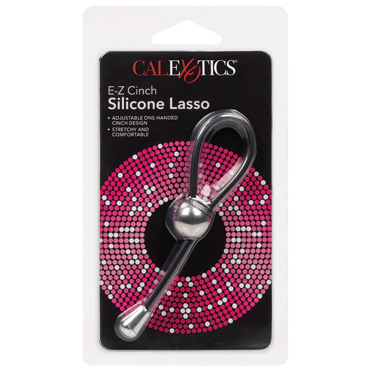 E-Z Cinch Silicone Lasso-Black.