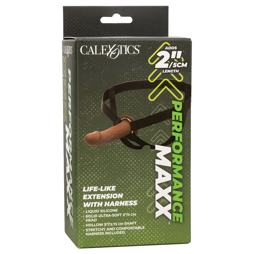 Performance Maxx Life-Like Extension with Harness - Brown.