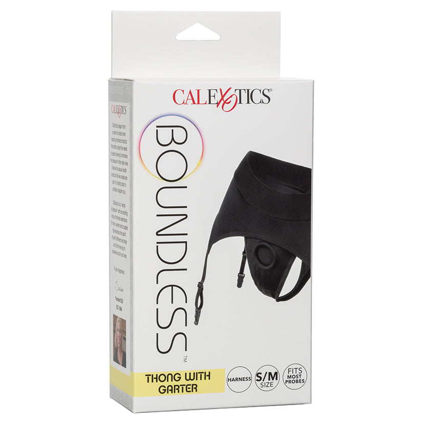 Boundless Thong with Garter-S/M.