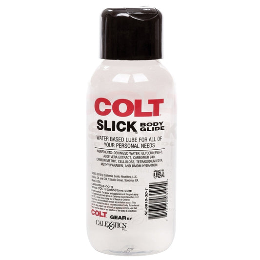 will enhance your pleasure and make your fun more intense. Use the lube your<br>favorite COLT stars use. COLT Slickª Lube is latex compatible
