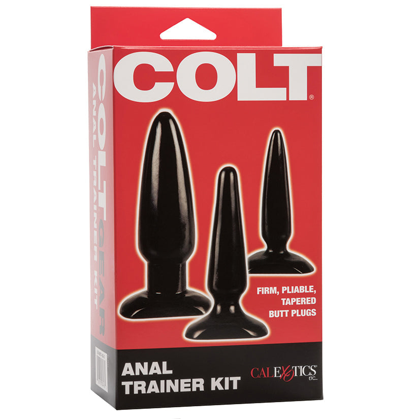 the COLT Anal Trainer Kitª. Three graduated sizes of anal plugs