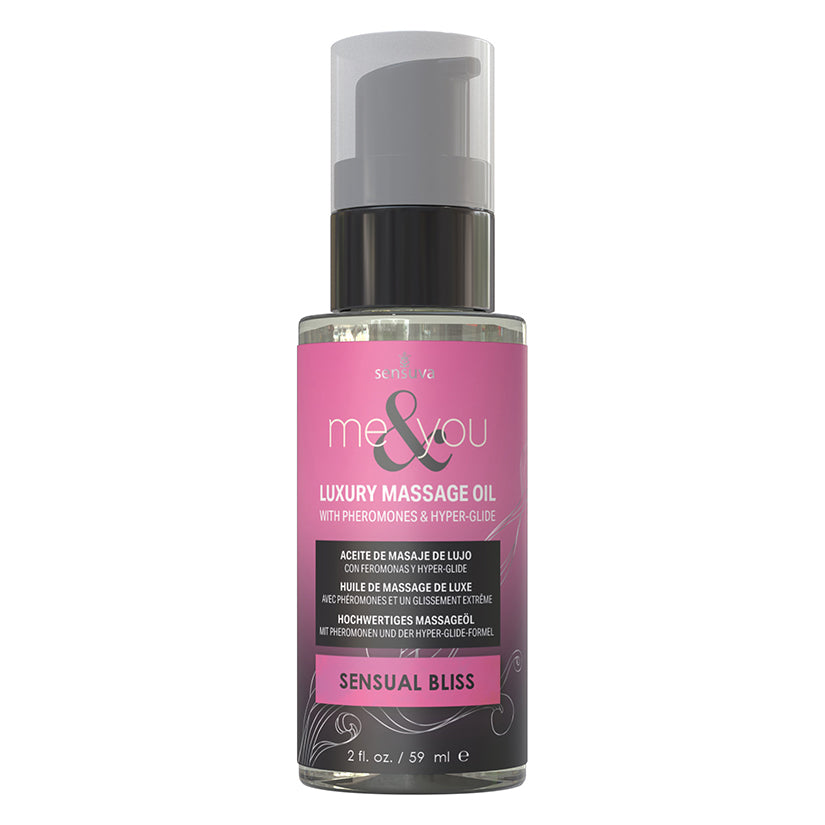 Sensuva Me & You Massage Oil-Sensual Bliss 2oz.