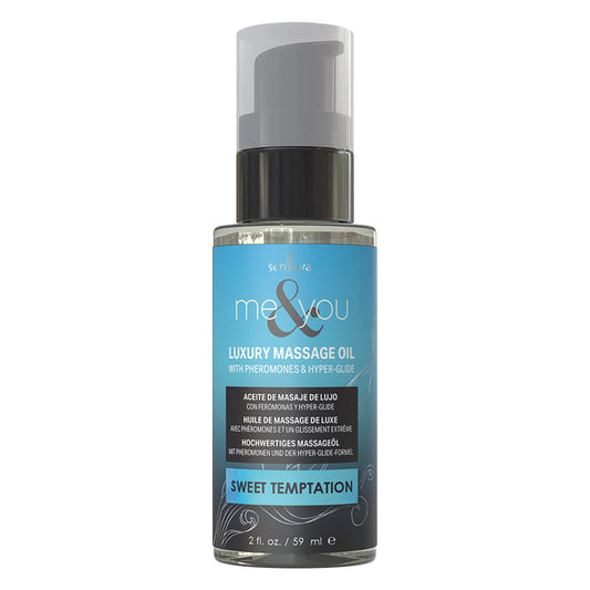 Sensuva Me & You Massage Oil-Sweet Temptations 2oz.