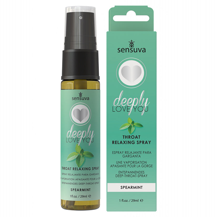Sensuva Deeply Love You Throat Relaxing Spray-Spearmint 1oz.