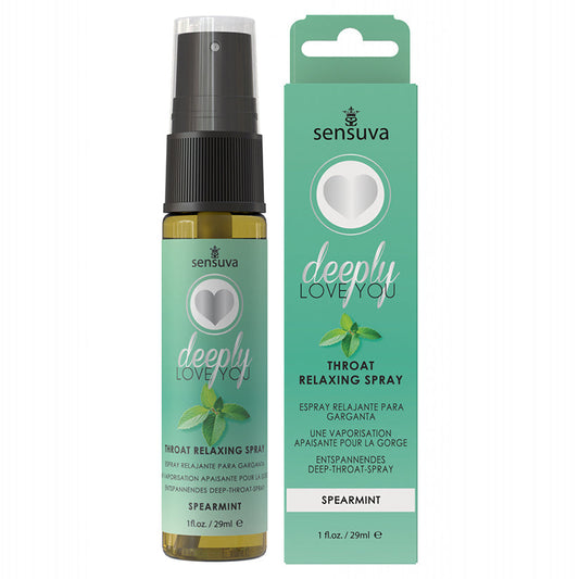 Sensuva Deeply Love You Throat Relaxing Spray-Spearmint 1oz.