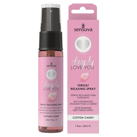 Sensuva Deeply Love You Throat Relaxing Spray-Cotton Candy 1oz.