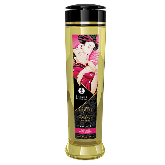Shunga Erotic Massage Oil Amour-Sweet Lotus 8oz.