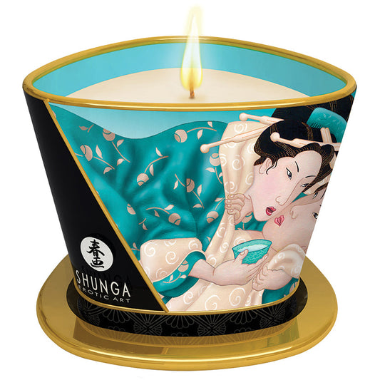 Shunga Massage Candle-Island Blossoms 5.7oz.