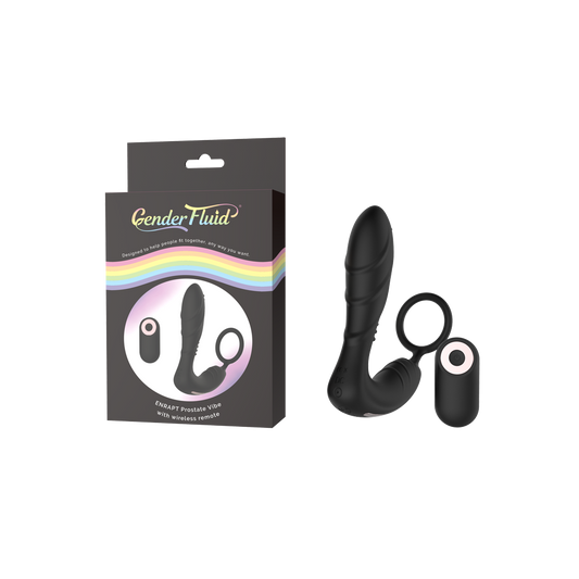 Gender Fluid Enrapt Remote Prostate Vibe – Rechargeable, Discreet, Intimate Wellness Accessory – Quiet, Rechargeable, Waterproof, Couples & Solo Use, Discreet Intimate Wellness Accessory