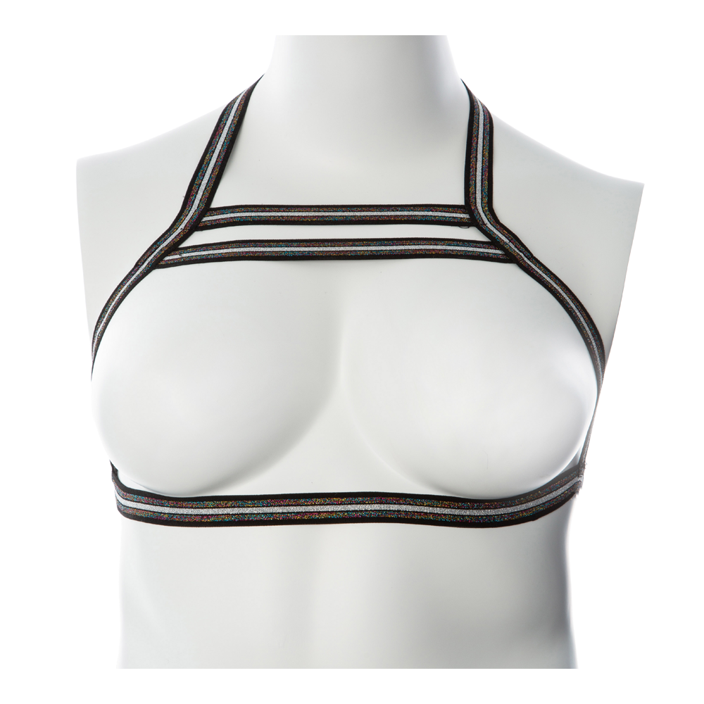 Gender Fluid Silver Lining Harness S-L * – Rechargeable, Discreet, Intimate Wellness Accessory – Quiet, Rechargeable, Waterproof, Couples & Solo Use, Discreet Intimate Wellness Accessory
