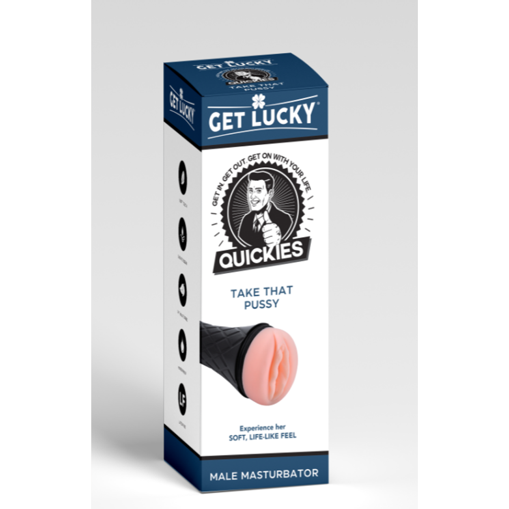 Get Lucky Quickies - Take That female – Rechargeable, Discreet, Intimate Wellness Accessory – Quiet, Rechargeable, Waterproof, Couples & Solo Use, Discreet Intimate Wellness Accessory