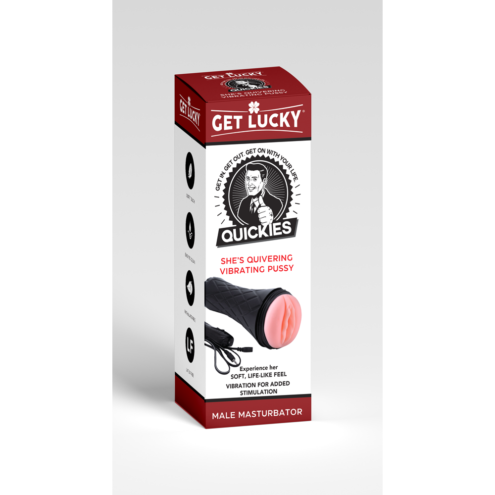 Get Lucky Quickies - She's Quivering – Rechargeable, Discreet, Intimate Wellness Accessory – Quiet, Rechargeable, Waterproof, Couples & Solo Use, Discreet Intimate Wellness Accessory