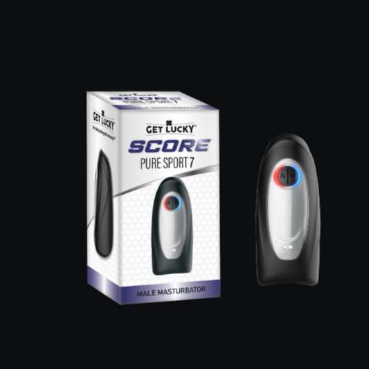 Get Lucky SCORE Pure Sport 7 Warming  * – Rechargeable, Discreet, Intimate Wellness Accessory – Quiet, Rechargeable, Waterproof, Couples & Solo Use, Discreet Intimate Wellness Accessory