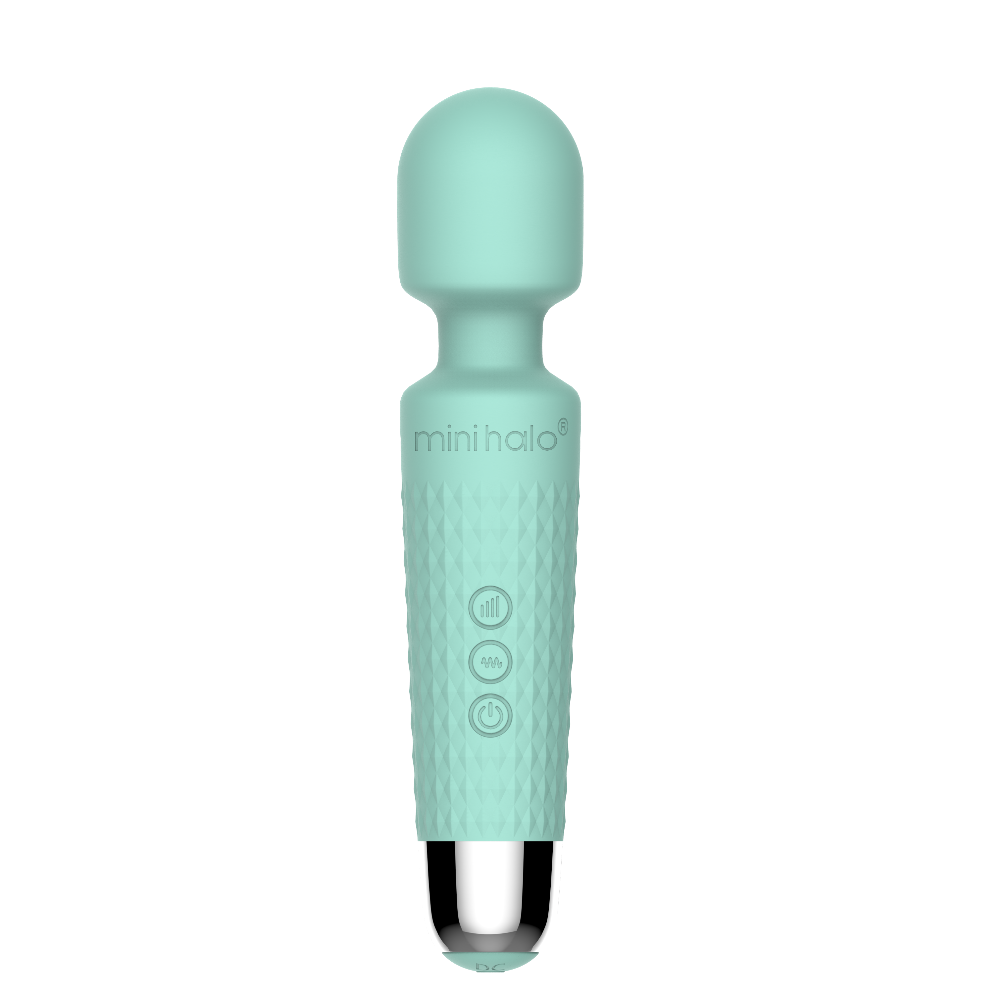 Mini Halo - Minty Green – Rechargeable, Discreet, Intimate Wellness Accessory – Quiet, Rechargeable, Waterproof, Couples & Solo Use, Discreet Intimate Wellness Accessory