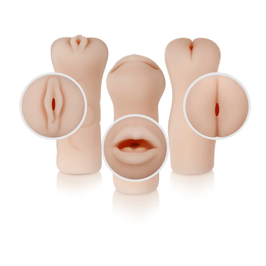 SELOPA - Party Pack 3pc - Light – Rechargeable, Discreet, Intimate Wellness Accessory – Quiet, Rechargeable, Waterproof, Couples & Solo Use, Discreet Intimate Wellness Accessory
