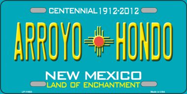 Smart Blonde LP-11653 6 x 12 in. Arroyo Hondo Teal New Mexico Novelty
