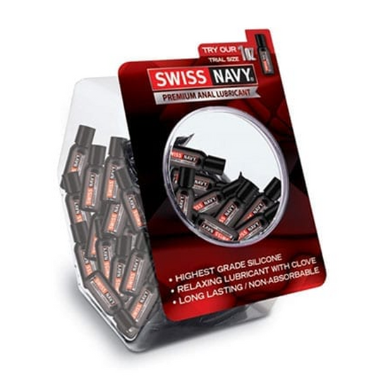 Swiss Navy backdoor 1oz Fishbowl 50pcs * – Rechargeable, Discreet, Intimate Wellness Accessory – Quiet, Rechargeable, Waterproof, Couples & Solo Use, Discreet Intimate Wellness Accessory