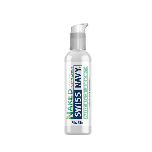 Swiss Navy Naked All Natural personal lubricant 2oz* – Rechargeable, Discreet, Intimate Wellness Accessory – Quiet, Rechargeable, Waterproof, Couples & Solo Use, Discreet Intimate Wellness Accessory