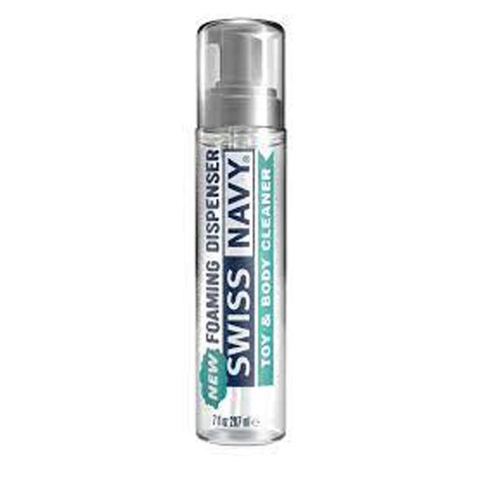 Swiss Navy novelty item & Body Foamer 7oz – Rechargeable, Discreet, Intimate Wellness Accessory – Quiet, Rechargeable, Waterproof, Couples & Solo Use, Discreet Intimate Wellness Accessory