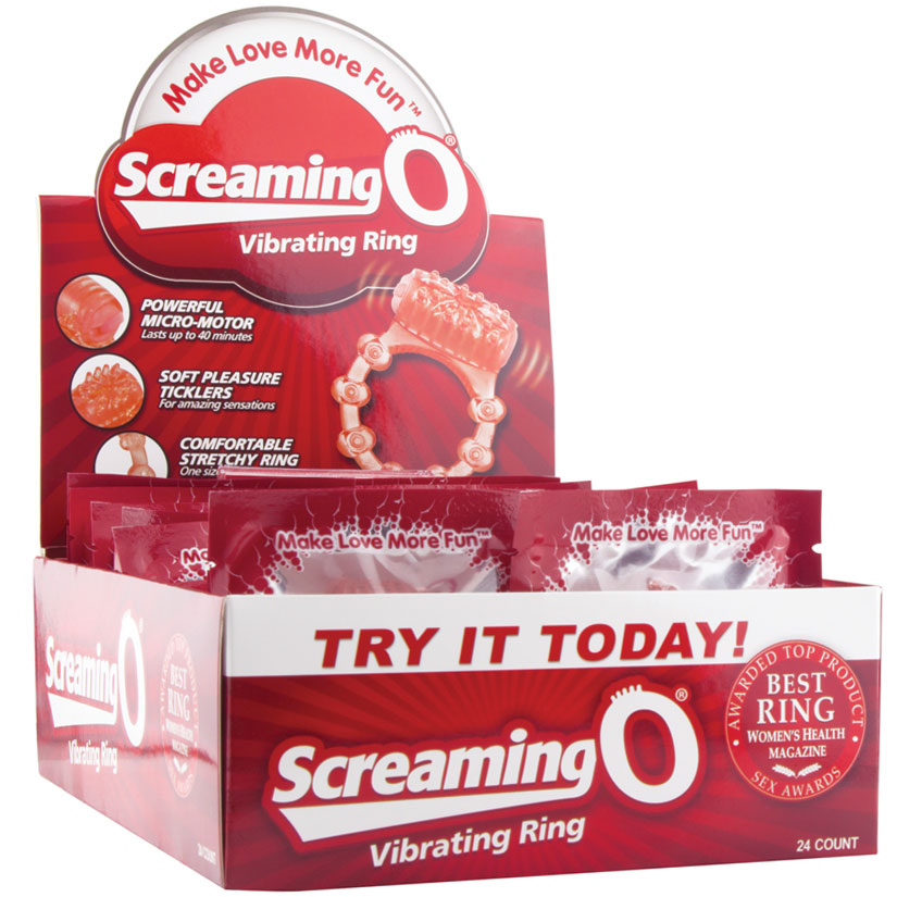 Screaming O Vibrating Ring Display of 24.