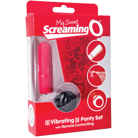 Screaming O My Secret Remote Control Panty Vibe-Red.