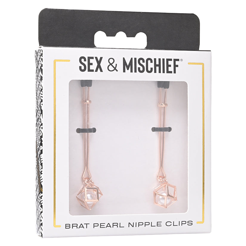 S&M Brat Pearl Nipple Clips.
