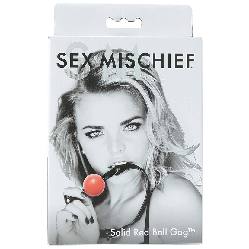 S&M Solid Red Ball Gag.