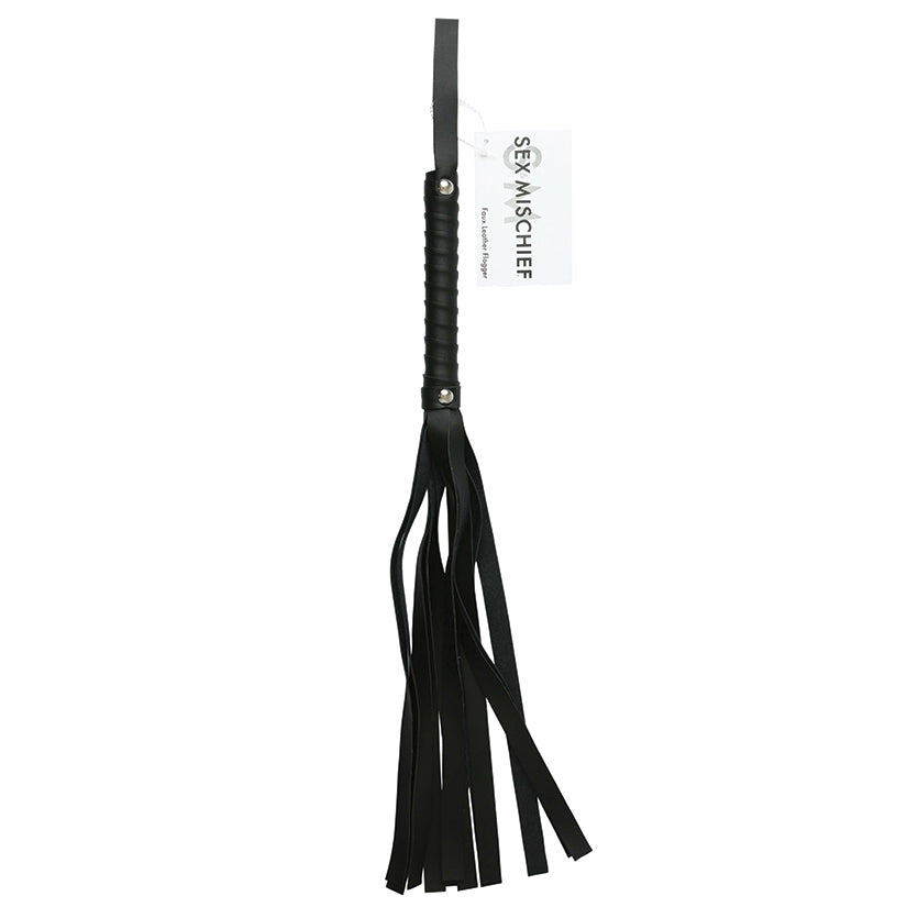 S&M Black Leather Flogger.