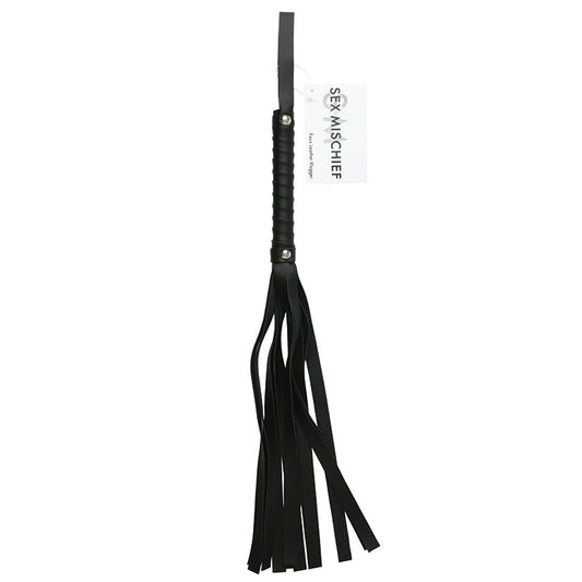 S&M Black Leather Flogger.
