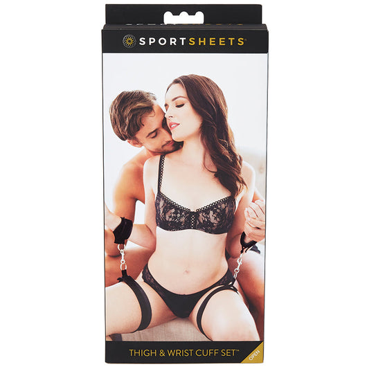 Sportsheets Thigh And Wrist Cuff Set.