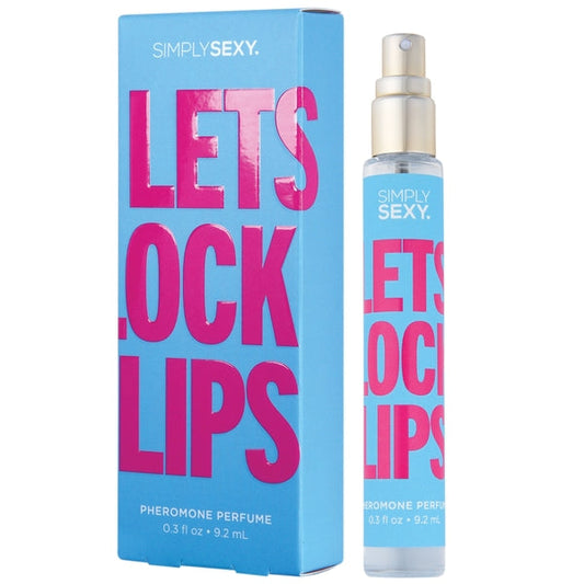 Simply Sexy Pheromone LETS LOCK LIPS – Rechargeable, Discreet, Intimate Wellness Accessory – Quiet, Rechargeable, Waterproof, Couples & Solo Use, Discreet Intimate Wellness Accessory