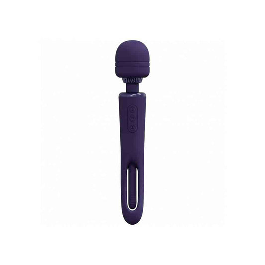 Kiku - Double Wand w Flapping G-Spot – Rechargeable, Discreet, Intimate Wellness Accessory – Quiet, Rechargeable, Waterproof, Couples & Solo Use, Discreet Intimate Wellness Accessory