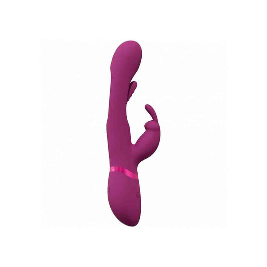 Mika - Flapping G-Spot Triple Rabbit – Rechargeable, Discreet, Intimate Wellness Accessory – Quiet, Rechargeable, Waterproof, Couples & Solo Use, Discreet Intimate Wellness Accessory