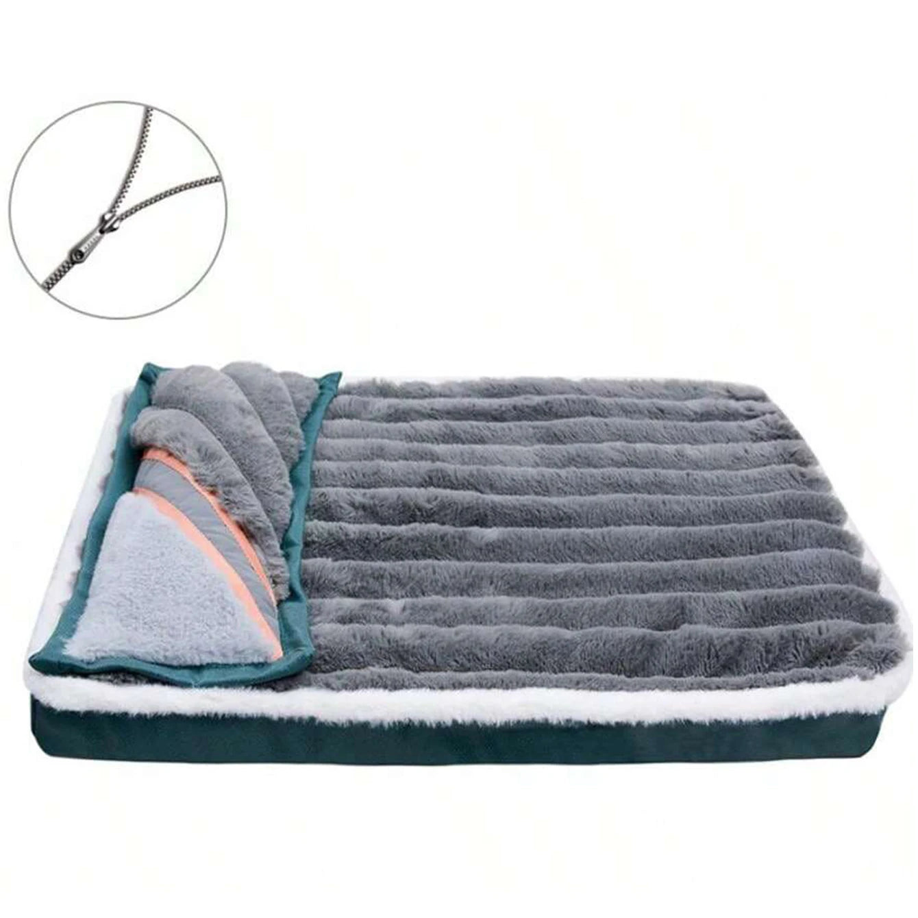 Dog Bed Mat with Zipper Remolvable Pet Mattress