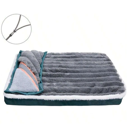 Dog Bed Mat with Zipper Remolvable Pet Mattress