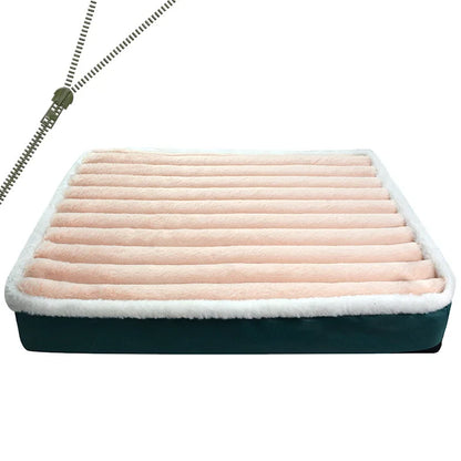 Dog Bed Mat with Zipper Remolvable Pet Mattress