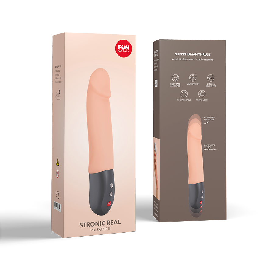 STRONIC REAL – Rechargeable, Discreet, Intimate Wellness Accessory – Quiet, Rechargeable, Waterproof, Couples & Solo Use, Discreet Intimate Wellness Accessory
