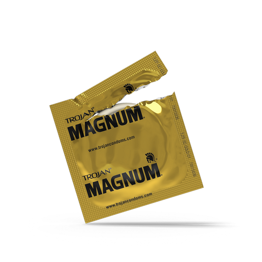 Trojan Magnum Condoms - Bulk – Rechargeable, Discreet, Intimate Wellness Accessory – Quiet, Rechargeable, Waterproof, Couples & Solo Use, Discreet Intimate Wellness Accessory