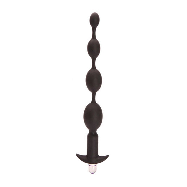 Tantus Silicone Black Progressive backdoor Beads massager – Rechargeable, Discreet, Intimate Wellness Accessory – Quiet, Rechargeable, Waterproof, Couples & Solo Use, Discreet Intimate Wellness Accessory